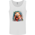 Winter Capybara Christmas Xmas Mens Vest Tank Top White