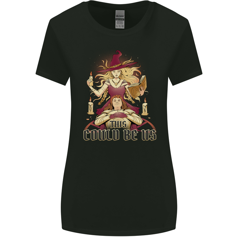 Witch Ritual This Could be Us Halloween Womens Wider Cut T-Shirt Black