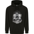 Wolf Viking Mens 80% Cotton Hoodie Black