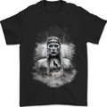 Wolf Viking Mens T-Shirt 100% Cotton Black