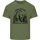 Woods Whisper Songs of War Vikings Gym Mens Cotton T-Shirt Tee Top Military Green