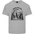 Woods Whisper Songs of War Vikings Gym Mens Cotton T-Shirt Tee Top Sports Grey
