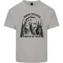 Woods Whisper Songs of War Vikings Gym Mens Cotton T-Shirt Tee Top Sports Grey
