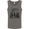 Woods Whisper Songs of War Vikings Gym Mens Vest Tank Top Charcoal