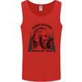 Woods Whisper Songs of War Vikings Gym Mens Vest Tank Top Red