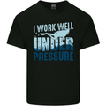 Work Well Under Pressure Funny Scuba Diving Diver Kids T-Shirt Childrens Black