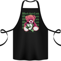 Work that Cash Teddy Bear Hustle Money Cotton Apron 100% Organic Black