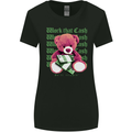 Work that Cash Teddy Bear Hustle Money Womens Wider Cut T-Shirt Black