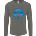 World Diabetes Day Awareness Mens Long Sleeve T-Shirt Charcoal