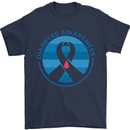 World Diabetes Day Awareness Mens T-Shirt 100% Cotton Navy Blue