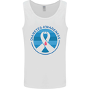World Diabetes Day Awareness Mens Vest Tank Top White