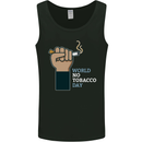 World No Tobacco Day Anti Smoking Mens Vest Tank Top Black