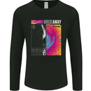 Worlds Away Black Hole Space Planets Universe Mens Long Sleeve T-Shirt Black