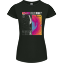 Worlds Away Black Hole Space Planets Universe Womens Petite Cut T-Shirt Black