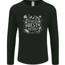 Worlds Best Poetrist Funny Poet Poetry Mens Long Sleeve T-Shirt Black