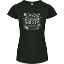 Worlds Best Poetrist Funny Poet Poetry Womens Petite Cut T-Shirt Black