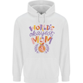 Worlds Okayest Mom Mothers Day Mummy Childrens Kids Hoodie White