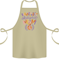 Worlds Okayest Mom Mothers Day Mummy Cotton Apron 100% Organic Khaki