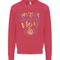 Worlds Okayest Mom Mothers Day Mummy Kids Sweatshirt Jumper Heliconia