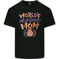 Worlds Okayest Mom Mothers Day Mummy Kids T-Shirt Childrens Black