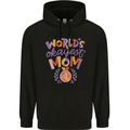 Worlds Okayest Mom Mothers Day Mummy Mens 80% Cotton Hoodie Black