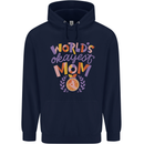 Worlds Okayest Mom Mothers Day Mummy Mens 80% Cotton Hoodie Navy Blue