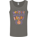 Worlds Okayest Mom Mothers Day Mummy Mens Vest Tank Top Charcoal