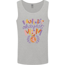 Worlds Okayest Mom Mothers Day Mummy Mens Vest Tank Top Sports Grey