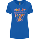 Worlds Okayest Mom Mothers Day Mummy Womens Wider Cut T-Shirt Royal Blue