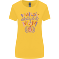 Worlds Okayest Mom Mothers Day Mummy Womens Wider Cut T-Shirt Yellow