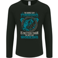 Worst Day Fishing Better Than Working Mens Long Sleeve T-Shirt Black