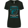 Worst Day Fishing Better Than Working Womens Wider Cut T-Shirt Black