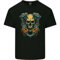 Wretched Skull Evil Demonic Halloween Demon Kids T-Shirt Childrens Black