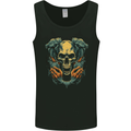 Wretched Skull Evil Demonic Halloween Demon Mens Vest Tank Top Black
