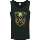 Wretched Skull Evil Demonic Halloween Demon Mens Vest Tank Top Black
