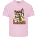 Wuff Wuff Madafacas Funny Dog Kids T-Shirt Childrens Light Pink