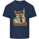 Wuff Wuff Madafacas Funny Dog Kids T-Shirt Childrens Navy Blue