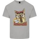 Wuff Wuff Madafacas Funny Dog Kids T-Shirt Childrens Sports Grey