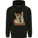 Wuff Wuff Madafacas Funny Dog Mens 80% Cotton Hoodie Black
