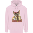 Wuff Wuff Madafacas Funny Dog Mens 80% Cotton Hoodie Light Pink