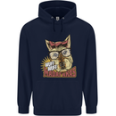 Wuff Wuff Madafacas Funny Dog Mens 80% Cotton Hoodie Navy Blue