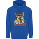 Wuff Wuff Madafacas Funny Dog Mens 80% Cotton Hoodie Royal Blue