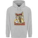 Wuff Wuff Madafacas Funny Dog Mens 80% Cotton Hoodie Sports Grey