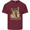 Wuff Wuff Madafacas Funny Dog Mens Cotton T-Shirt Tee Top Maroon