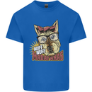 Wuff Wuff Madafacas Funny Dog Mens Cotton T-Shirt Tee Top Royal Blue