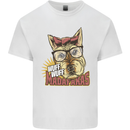Wuff Wuff Madafacas Funny Dog Mens Cotton T-Shirt Tee Top White