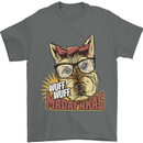 Wuff Wuff Madafacas Funny Dog Mens T-Shirt 100% Cotton Charcoal