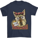 Wuff Wuff Madafacas Funny Dog Mens T-Shirt 100% Cotton Navy Blue