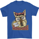 Wuff Wuff Madafacas Funny Dog Mens T-Shirt 100% Cotton Royal Blue
