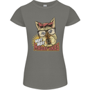 Wuff Wuff Madafacas Funny Dog Womens Petite Cut T-Shirt Charcoal